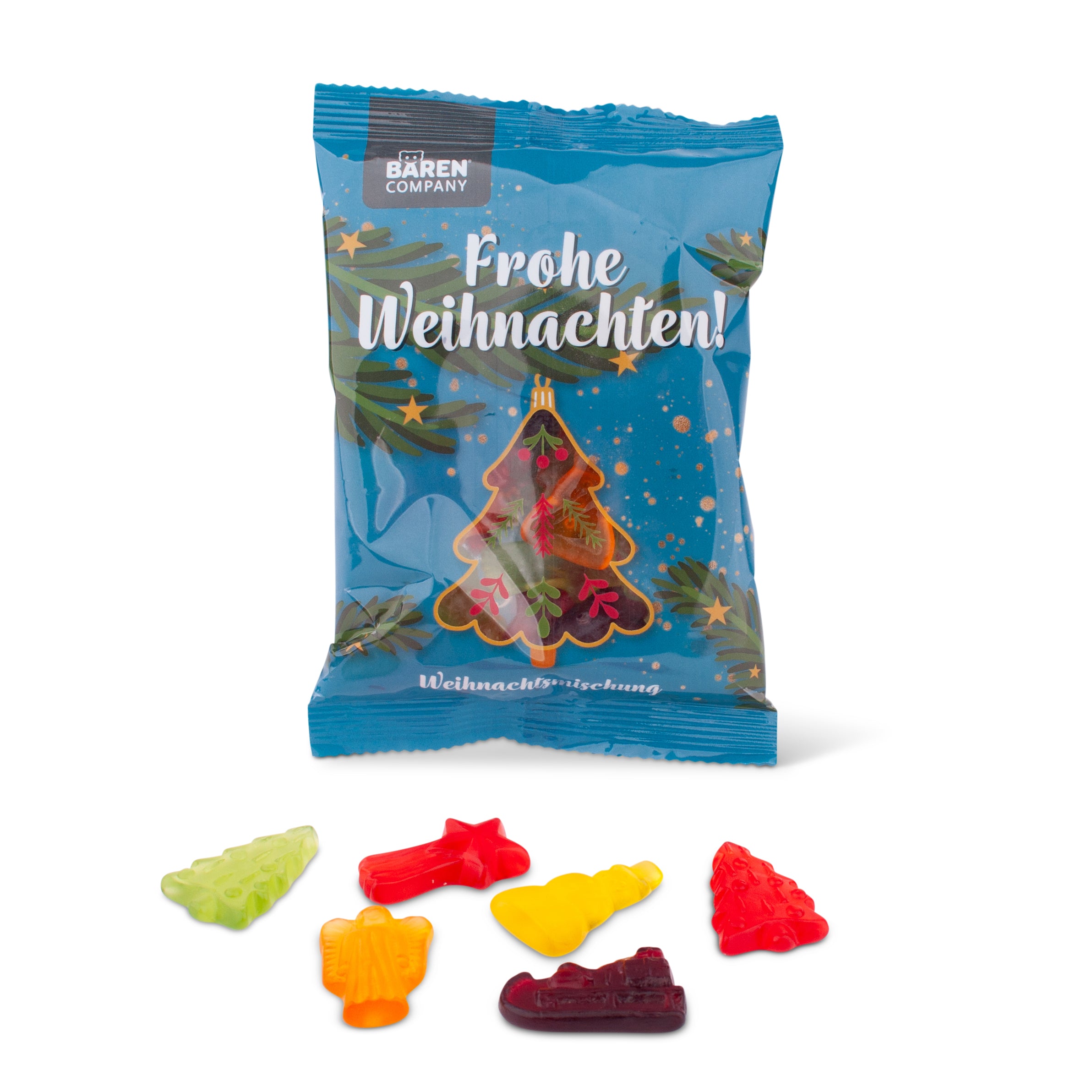 Fruchtgummi-Mix "Frohe Weihnachten"