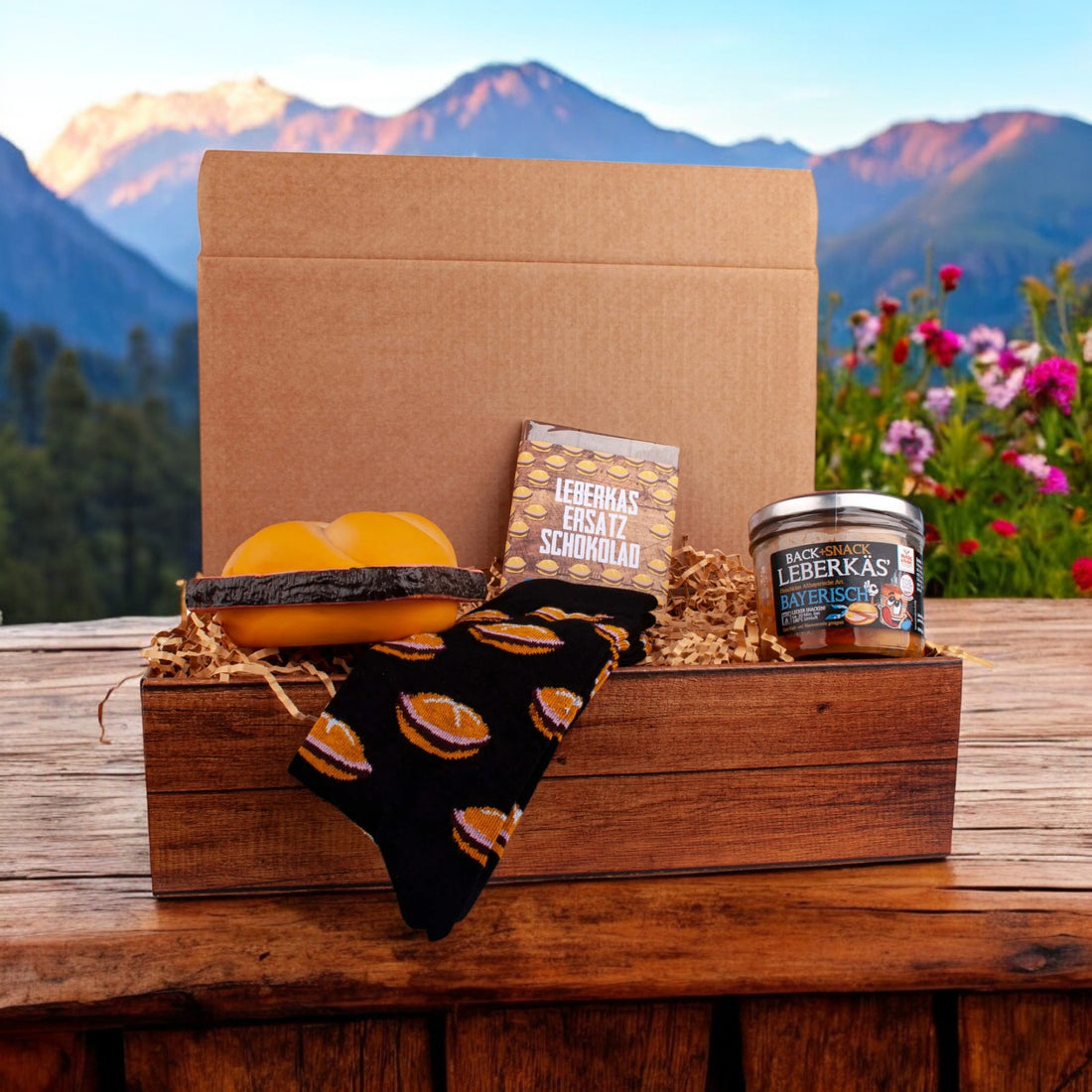 Geschenkbox "Leberkas"