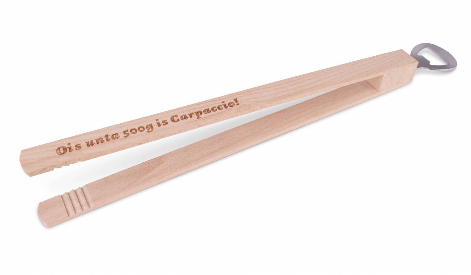 Grillzange "Grillmoasta" - meinherzschlag.de