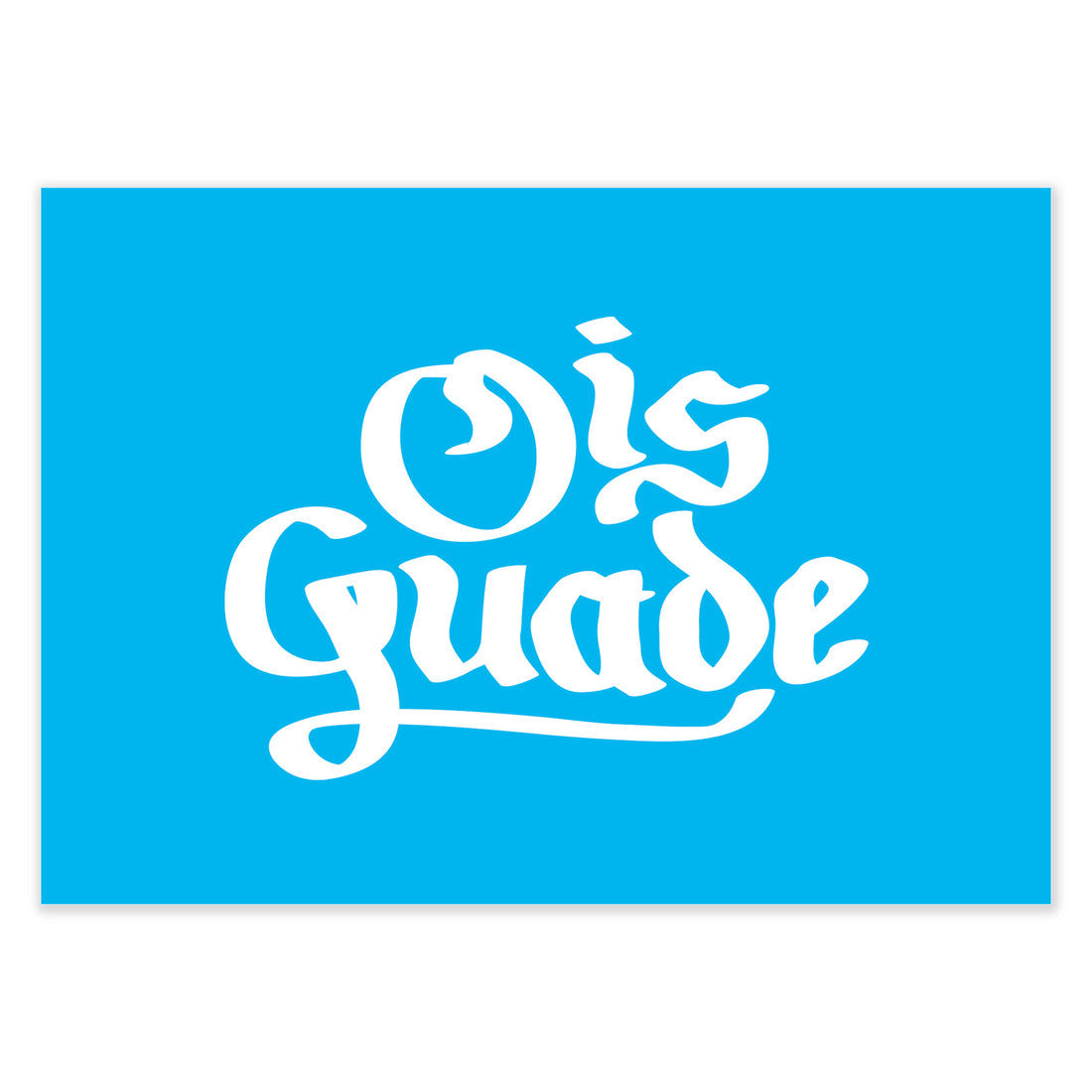 Grußkarte "Ois Guade!"