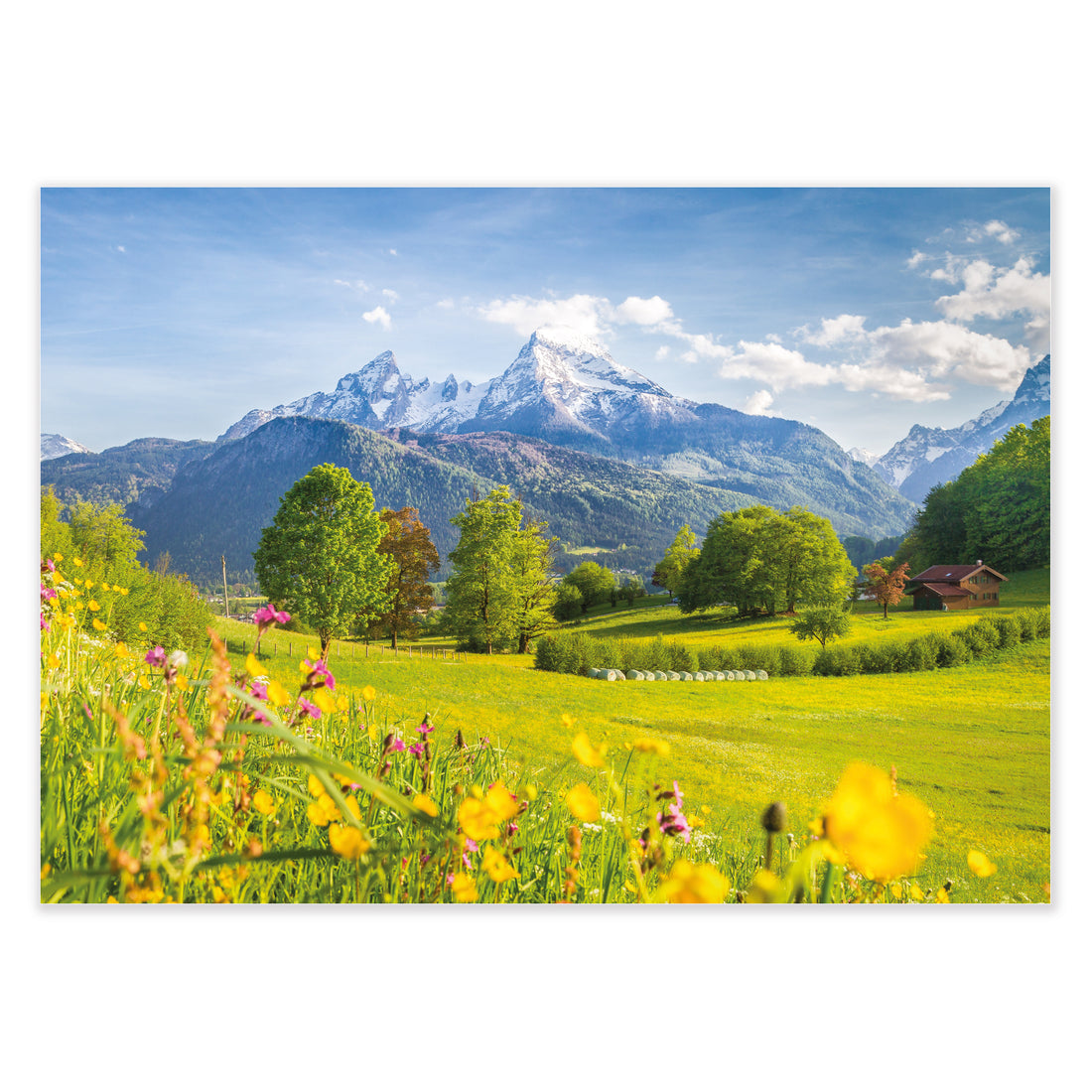 Grußkarte "Bergpanorama"