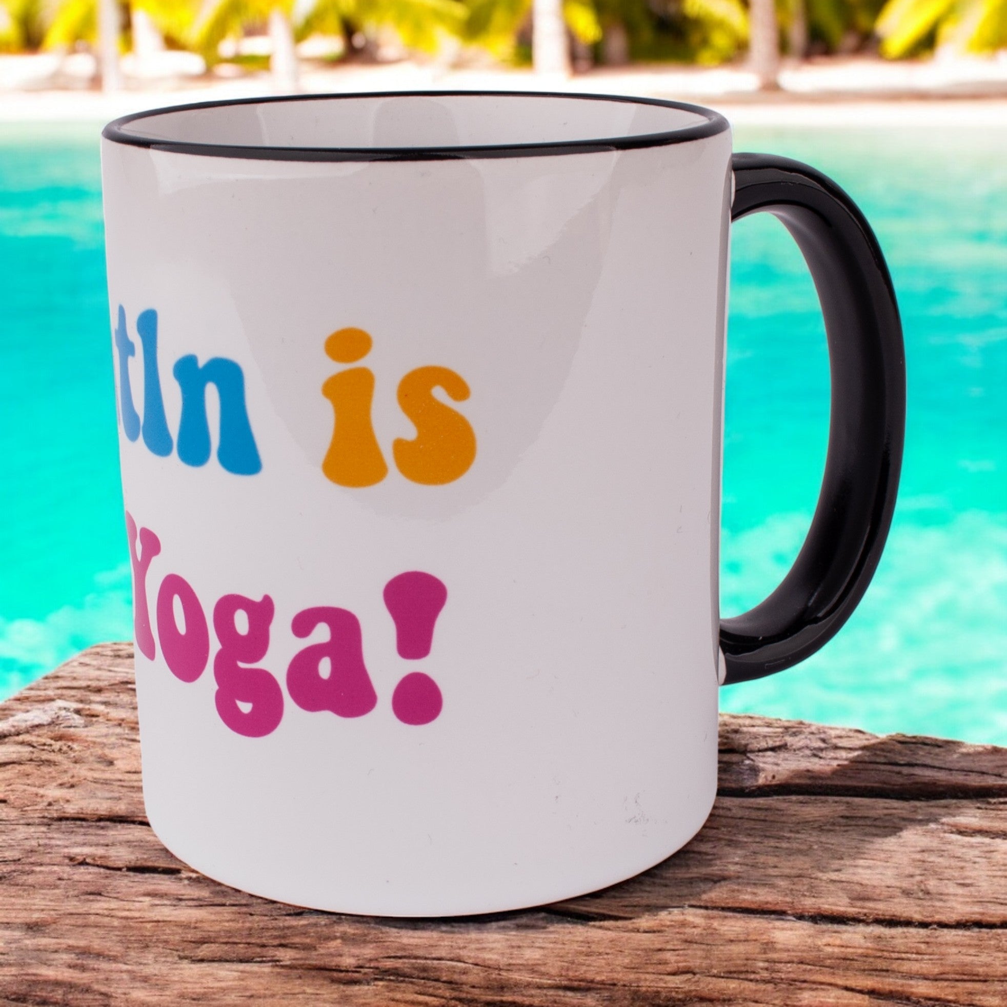 Tasse "Grantln is mei Yoga!"