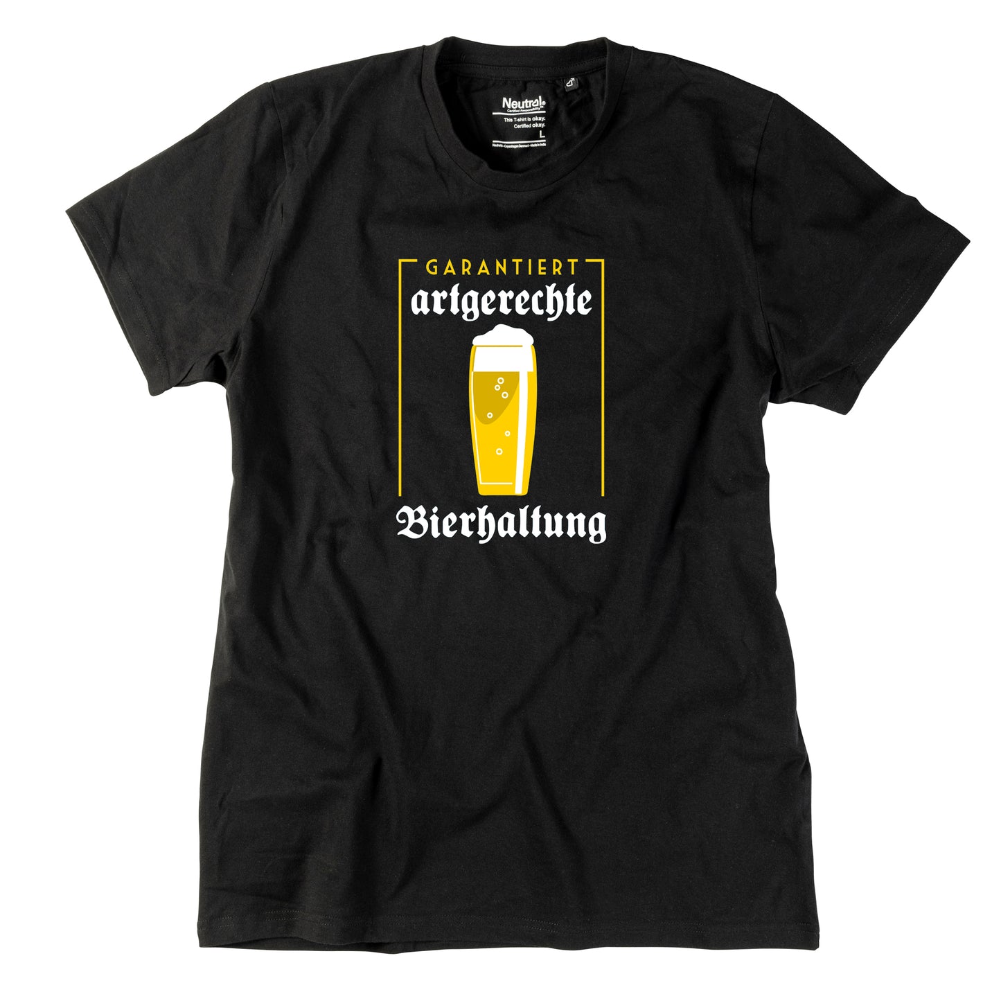 Herren-Shirt "Artgerechte Bierhaltung"