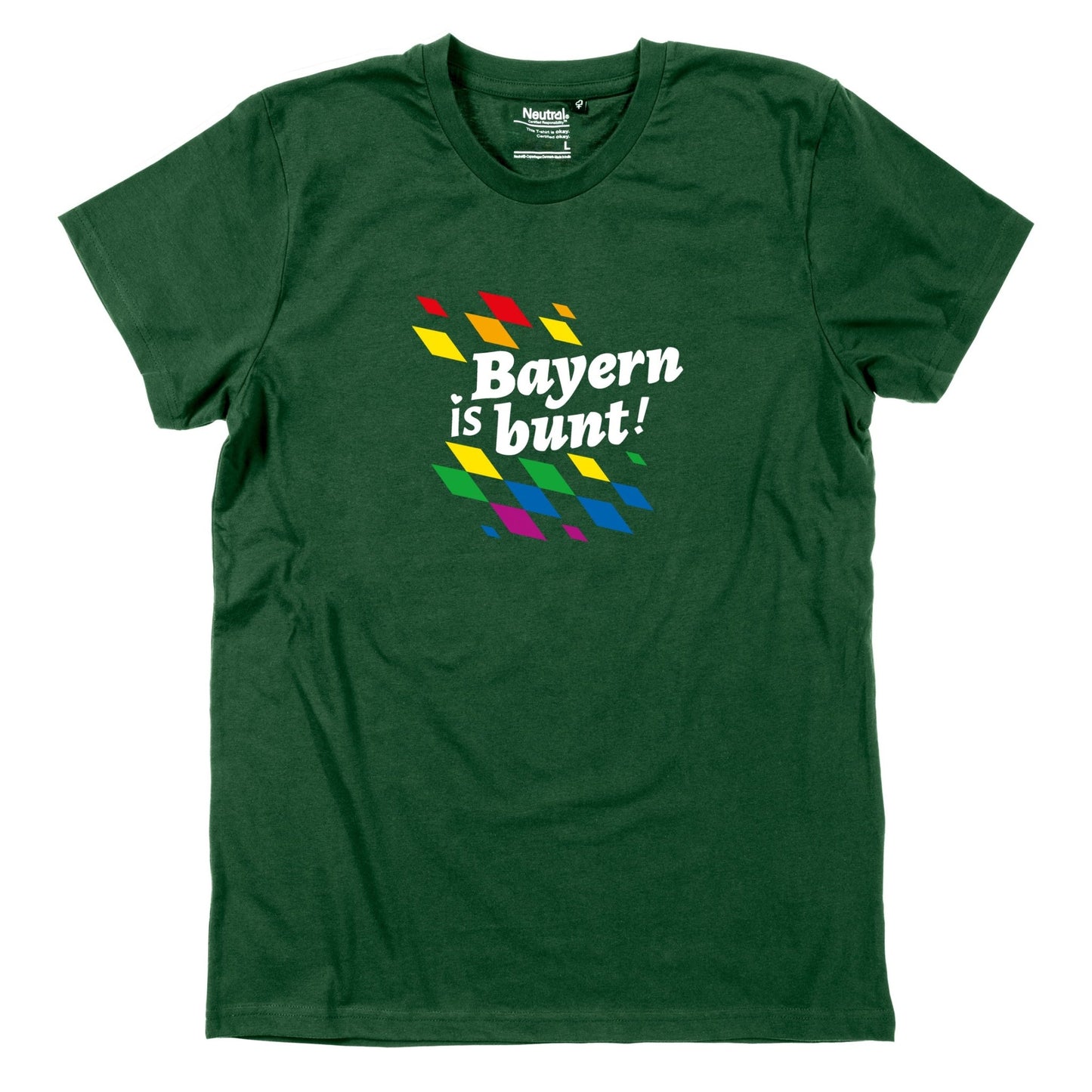 Herren - Shirt "Bayern is bunt!" - meinherzschlag.de
