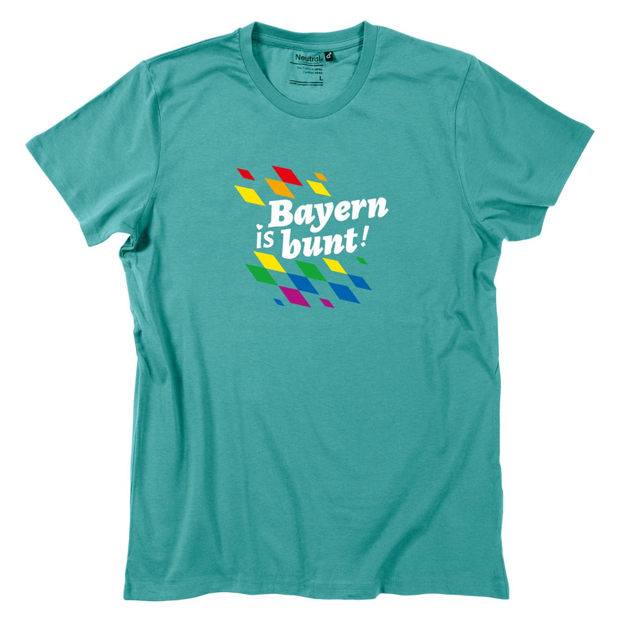 Herren - Shirt "Bayern is bunt!" - meinherzschlag.de