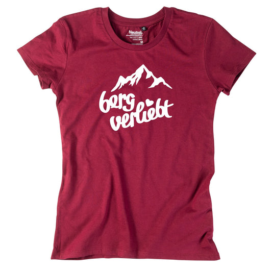 Damen - Shirt "bergverliebt ❤" - meinherzschlag.de