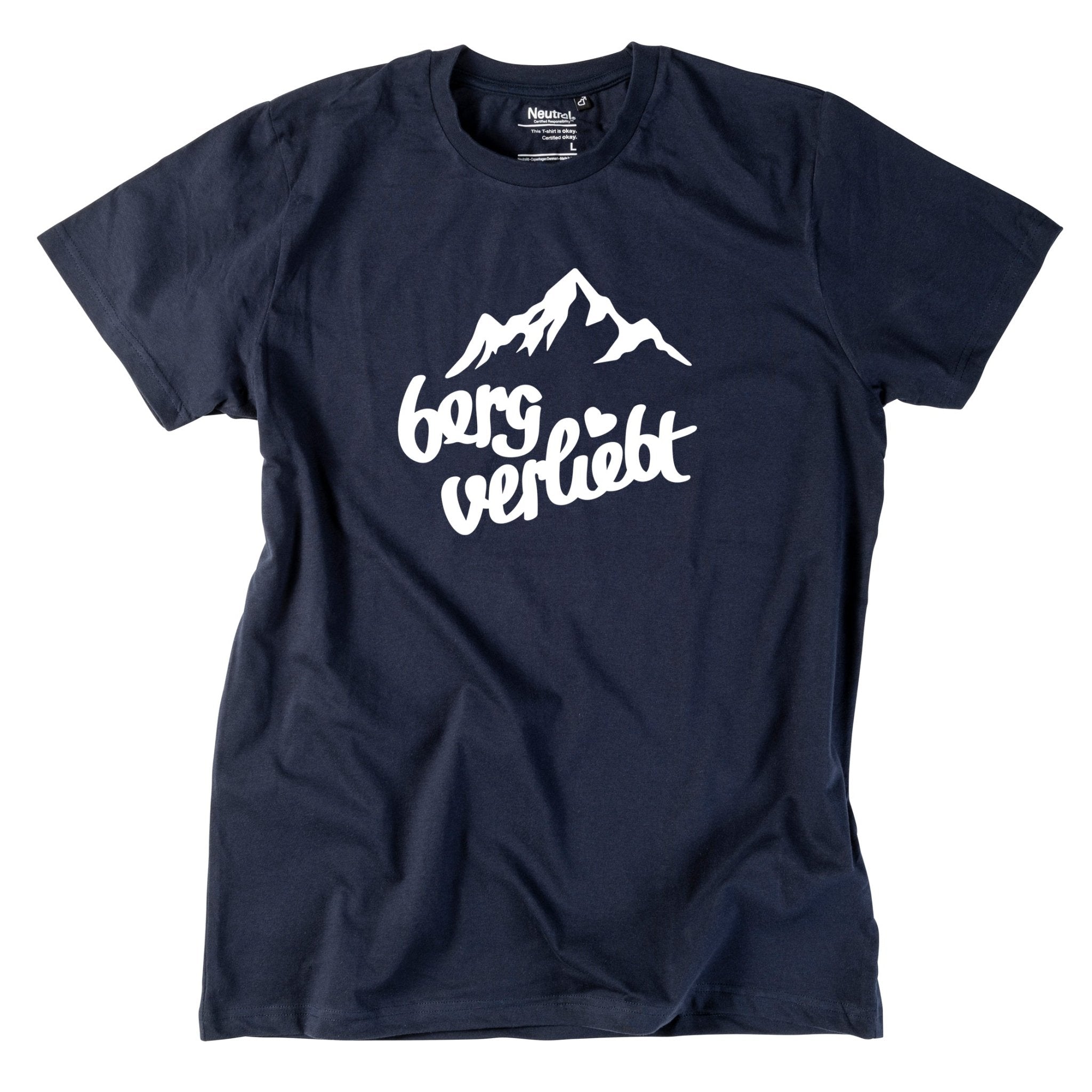 Herren - Shirt "bergverliebt ❤" - meinherzschlag.de