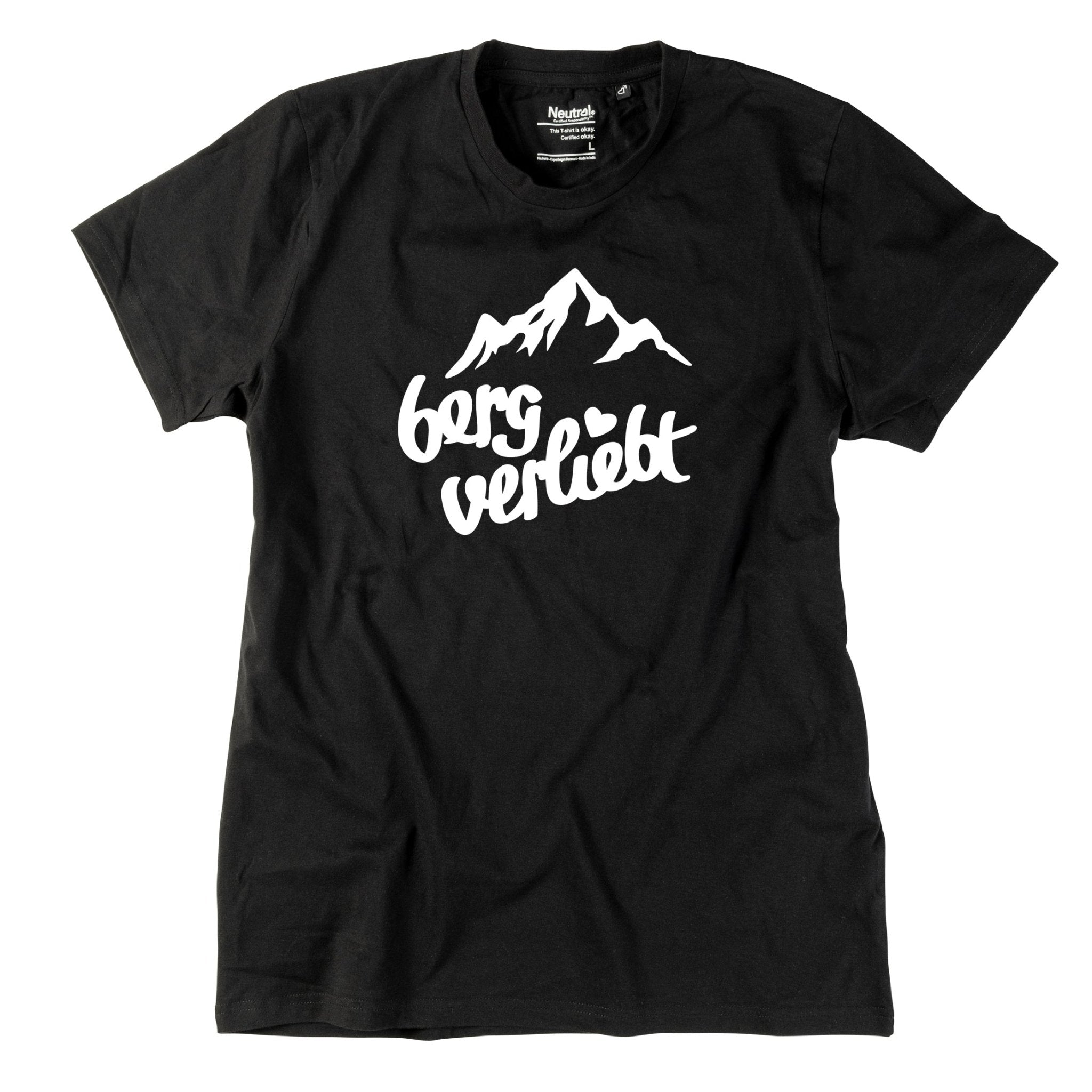 Herren - Shirt "bergverliebt ❤" - meinherzschlag.de
