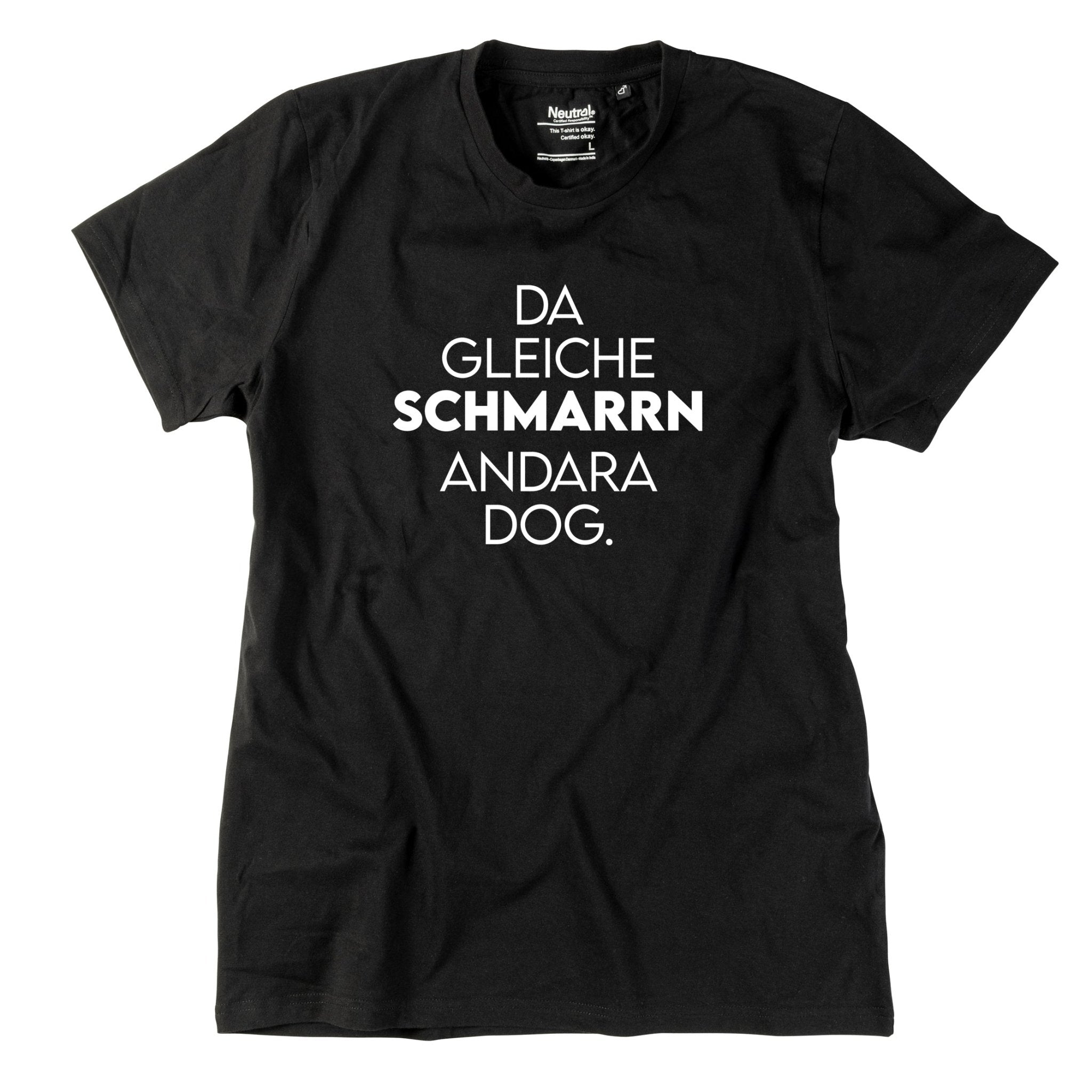 Herren - Shirt "Da gleiche Schmarrn" - meinherzschlag.de