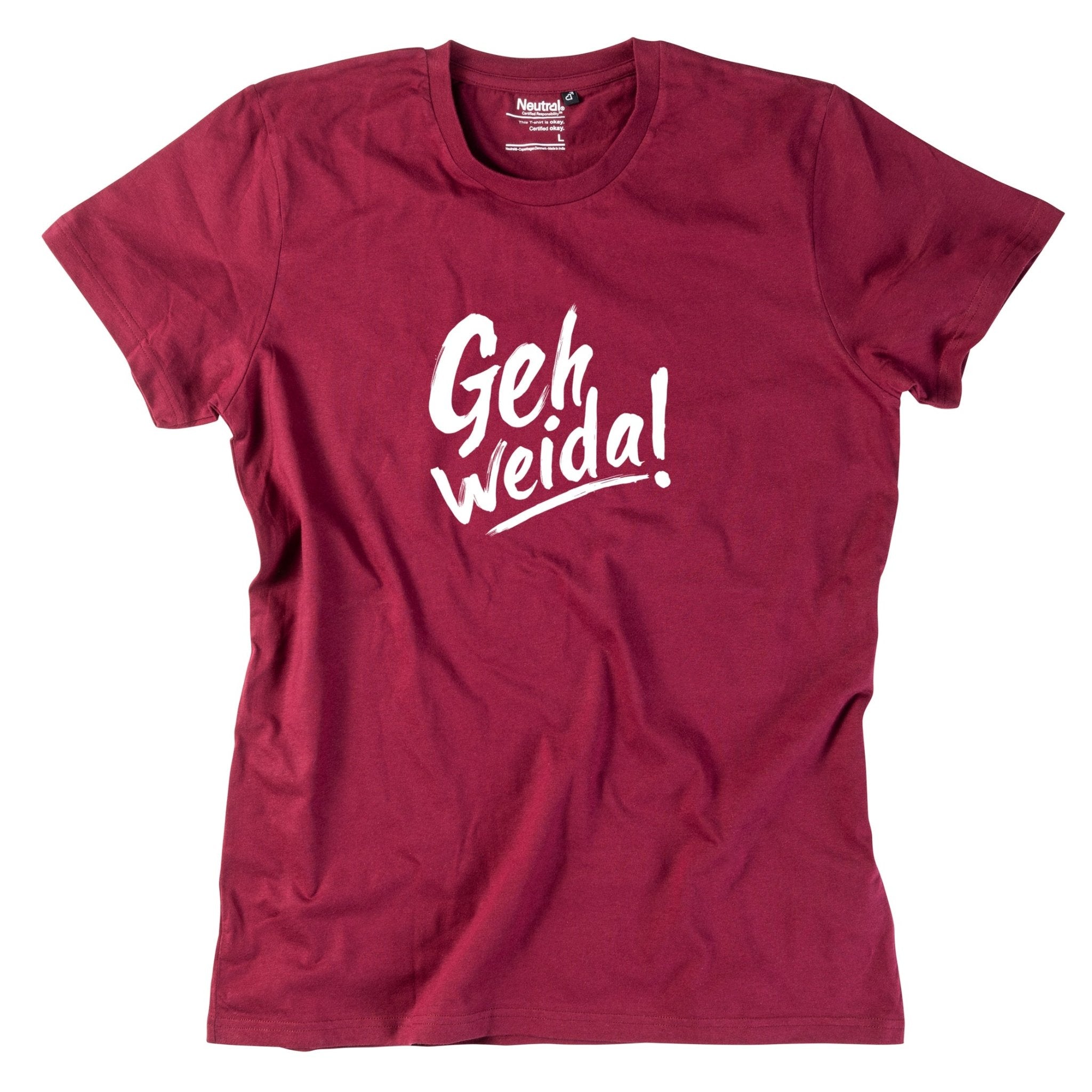Herren - Shirt "Geh weida!" - meinherzschlag.de