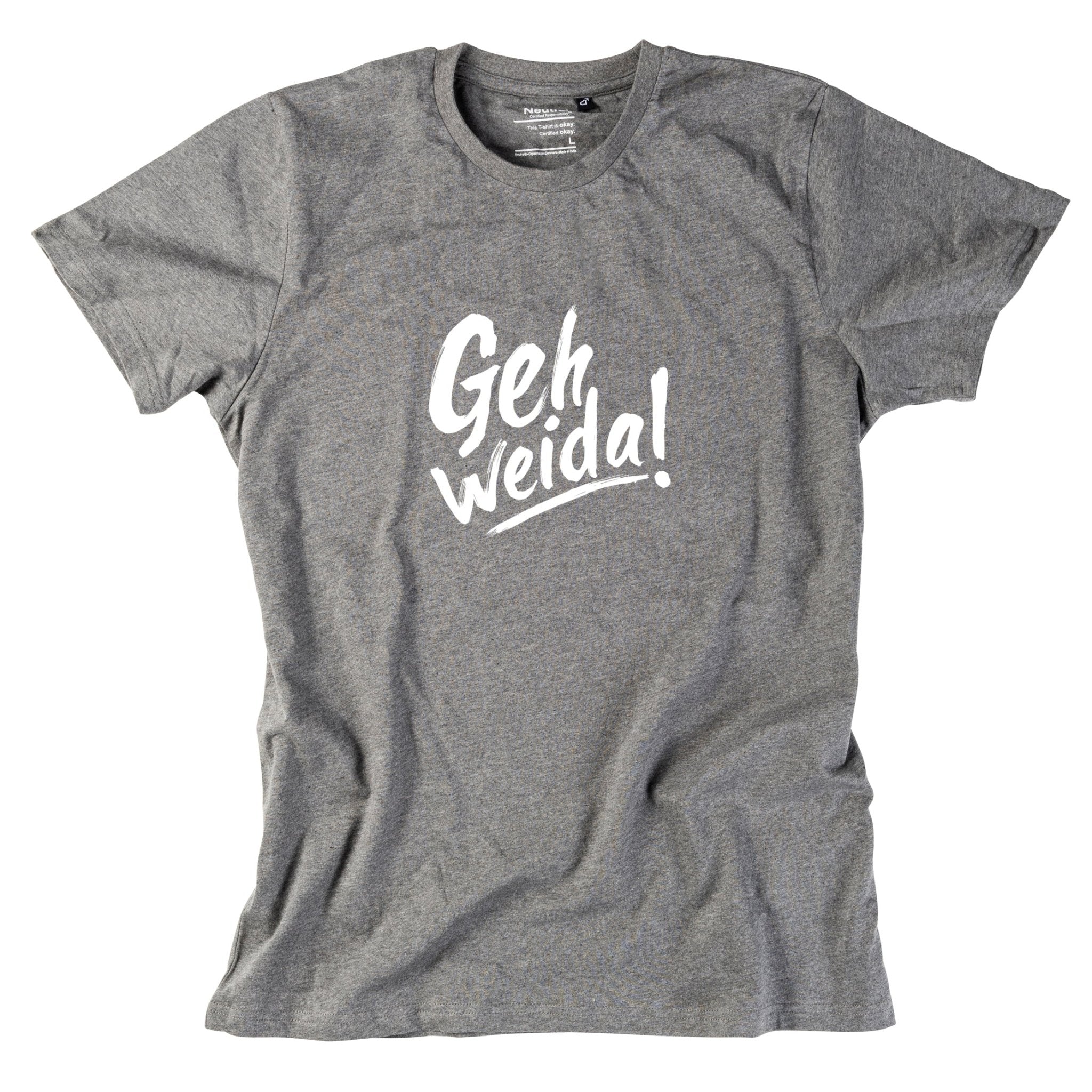 Herren - Shirt "Geh weida!" - meinherzschlag.de
