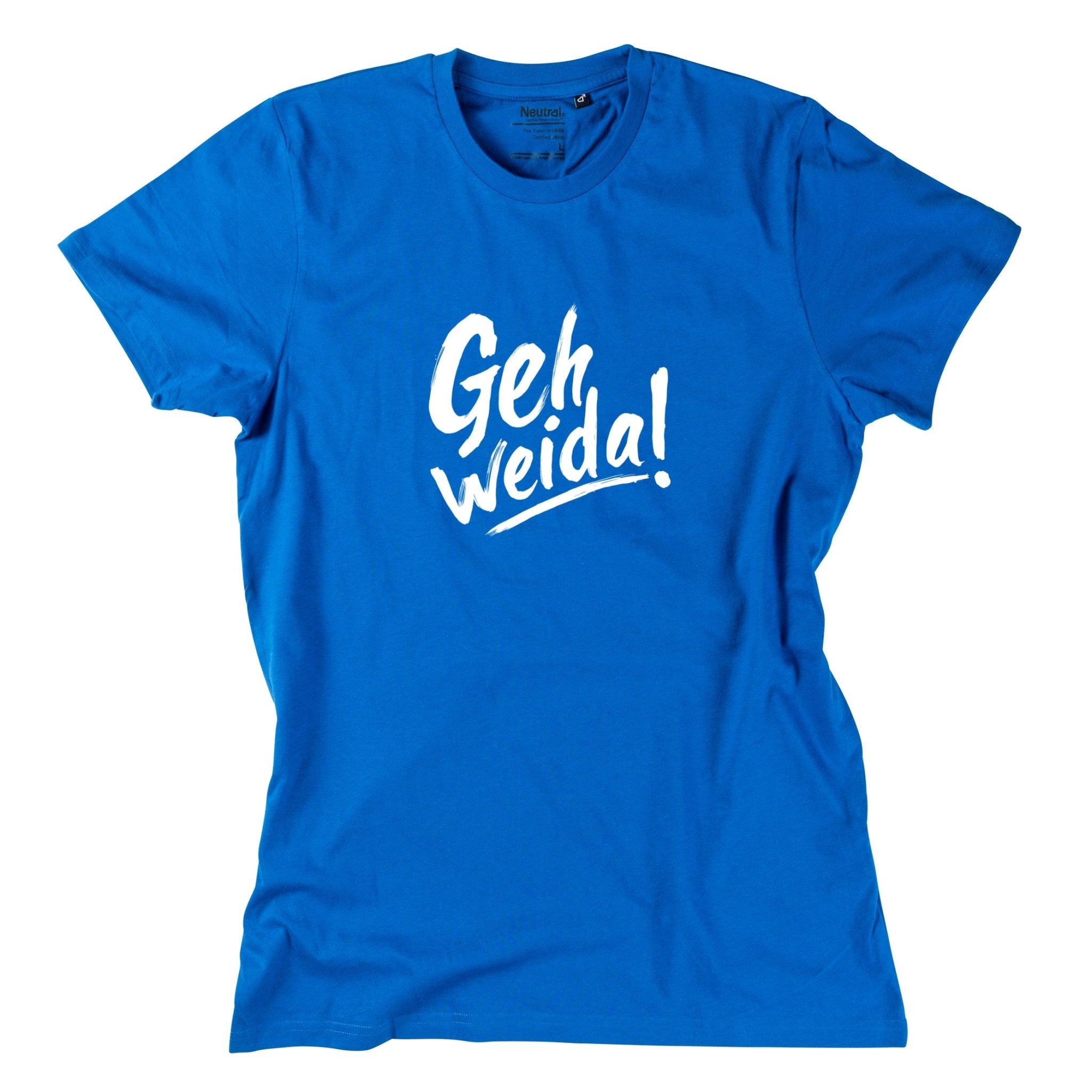 Herren - Shirt "Geh weida!" - meinherzschlag.de