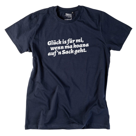 Herren - Shirt "Glück is für mi" - meinherzschlag.de