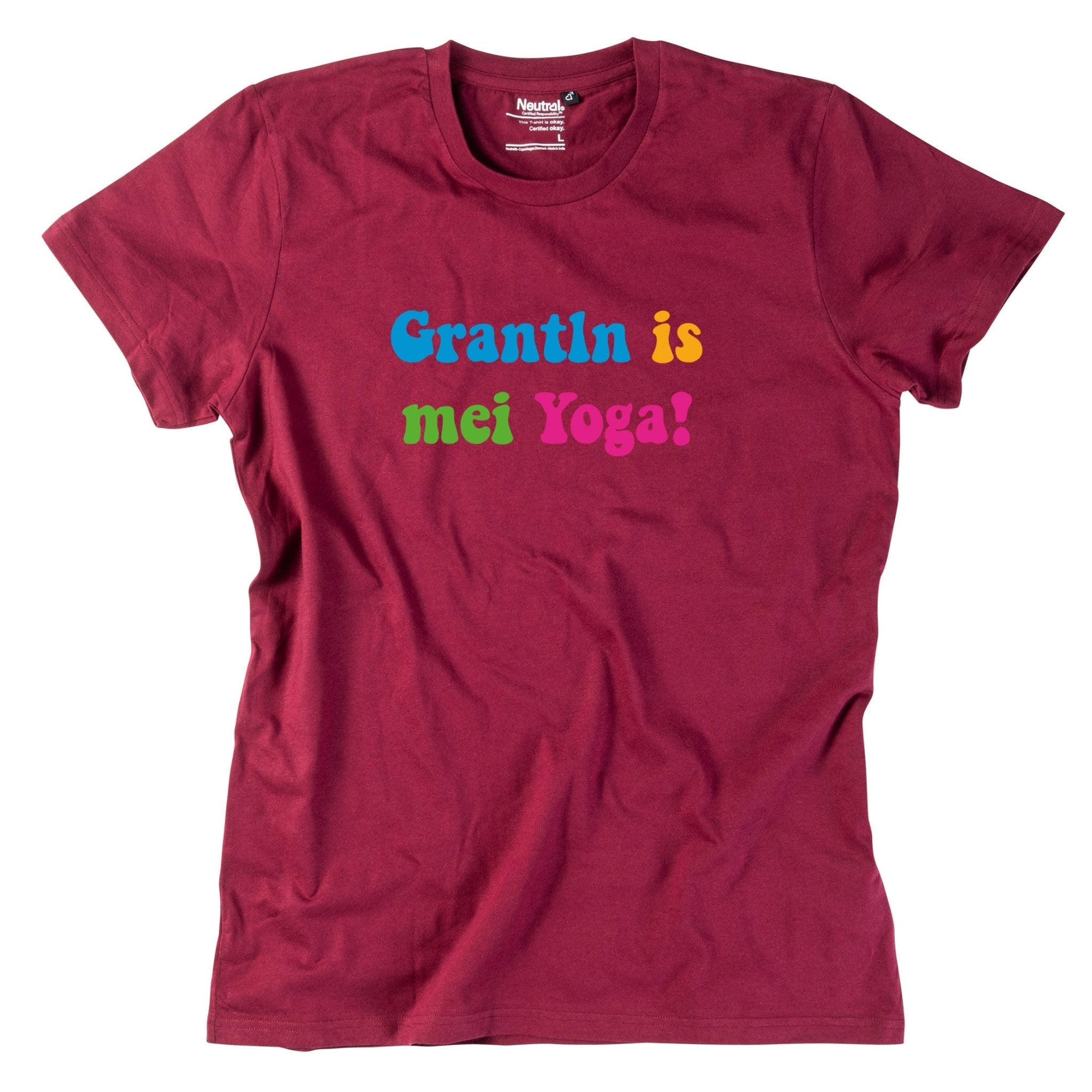 Herren - Shirt "Grantln is mei Yoga!" - meinherzschlag.de