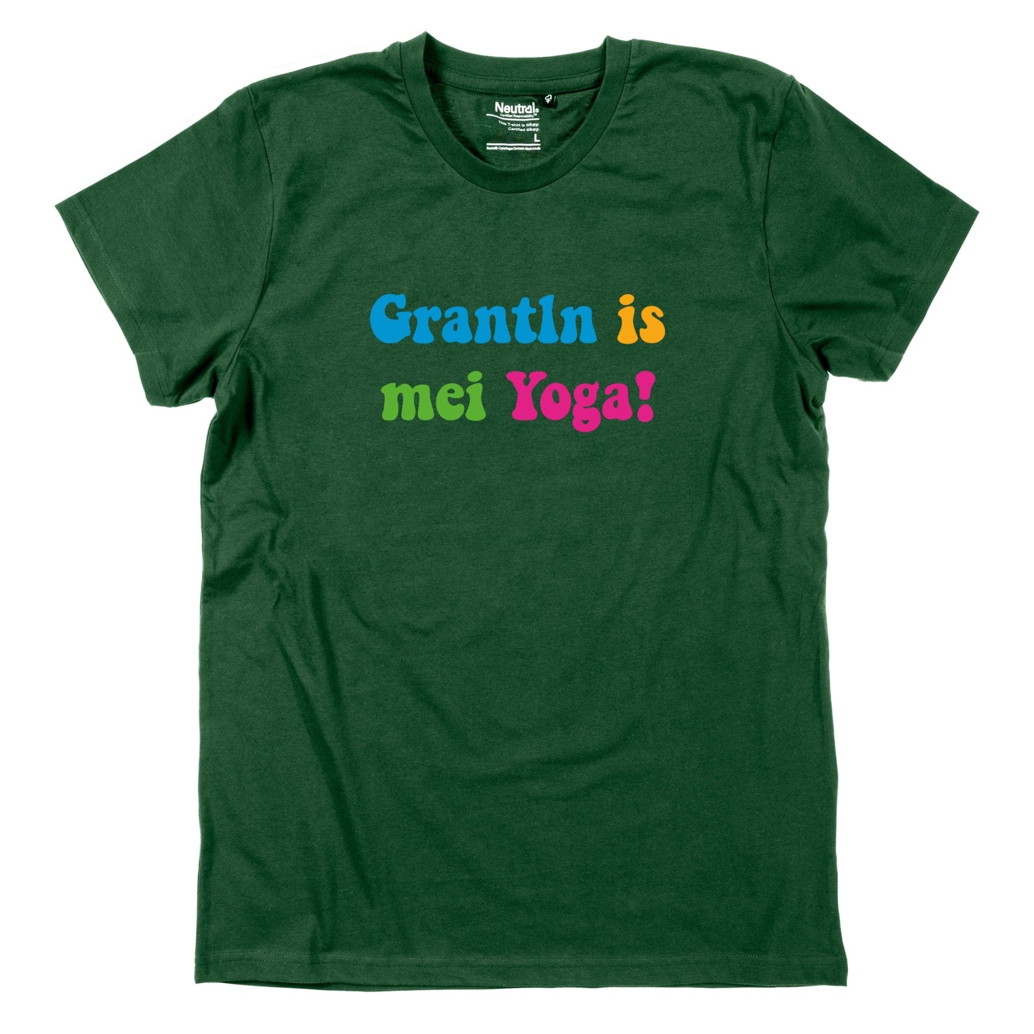 Herren - Shirt "Grantln is mei Yoga!" - meinherzschlag.de