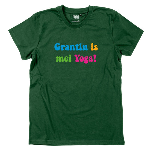 Herren - Shirt "Grantln is mei Yoga!" - meinherzschlag.de