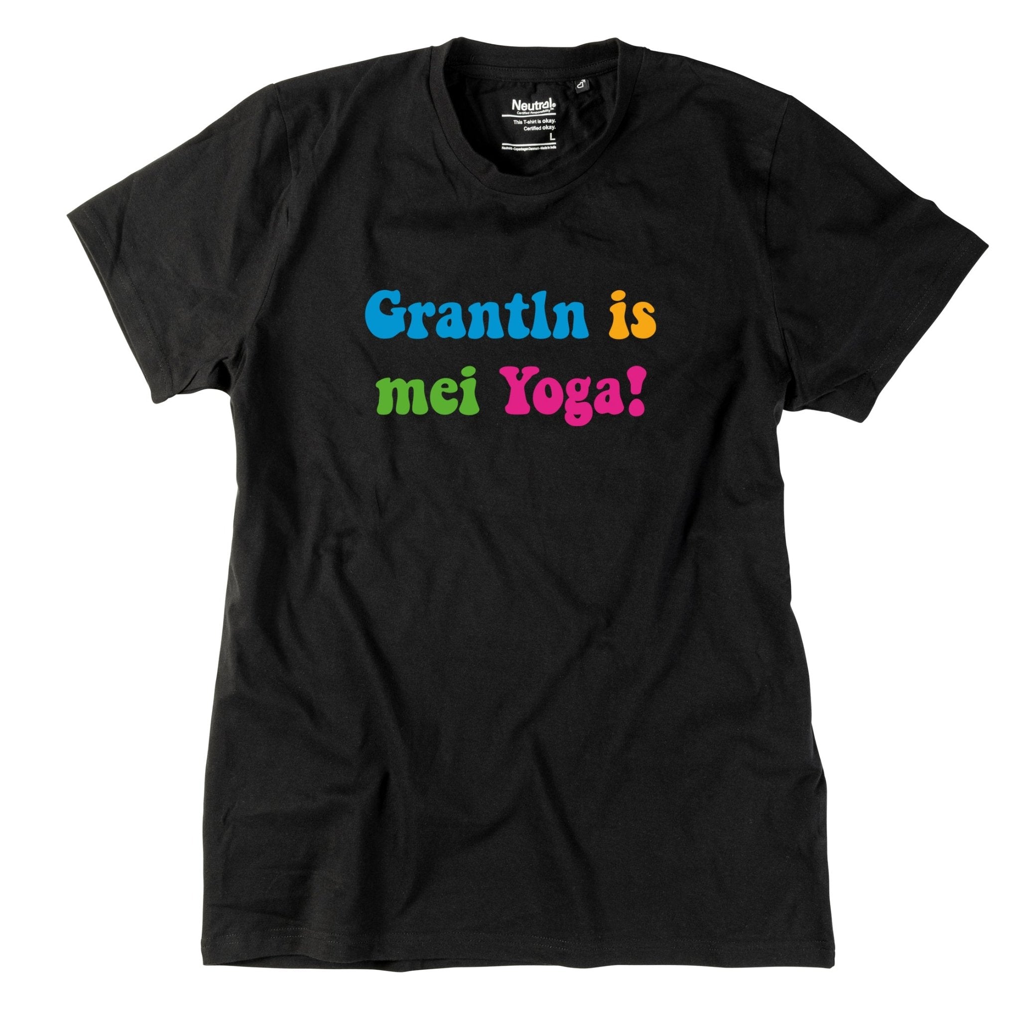 Herren - Shirt "Grantln is mei Yoga!" - meinherzschlag.de
