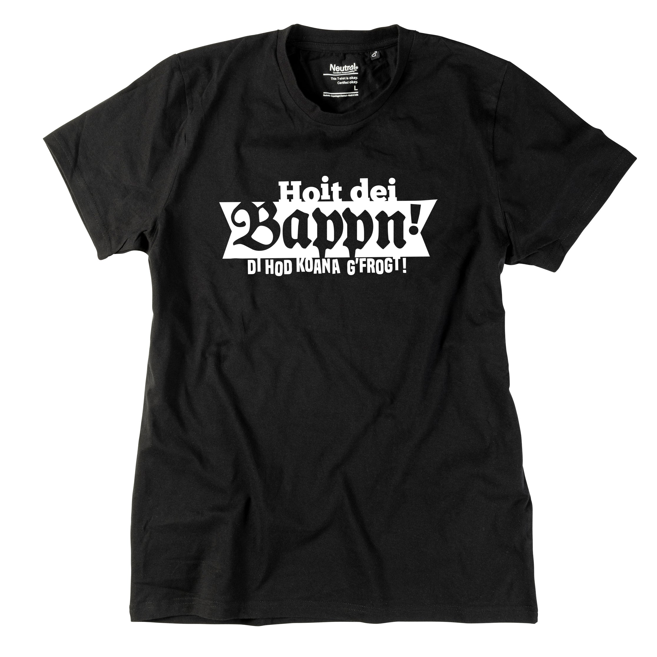 Herren-Shirt "Hoit dei Bappn!"