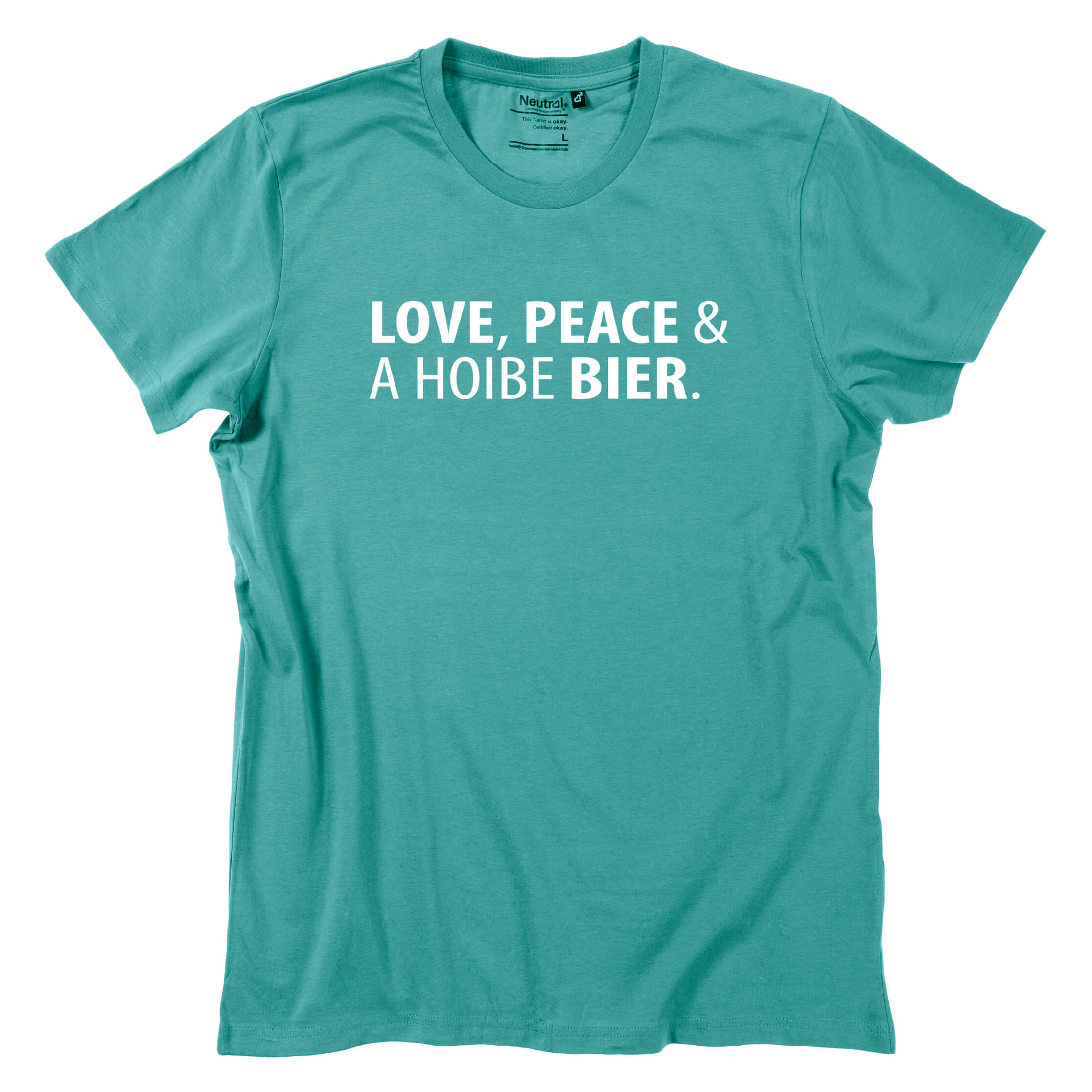 herren-shirt-love-peace-hoibe-bier-petrol