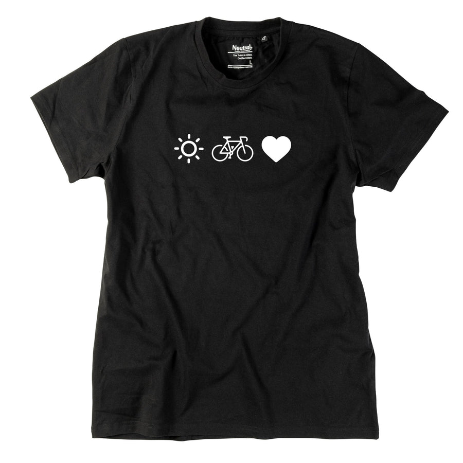 Herren - Shirt "Radl, Sun & Herzl" - meinherzschlag.de