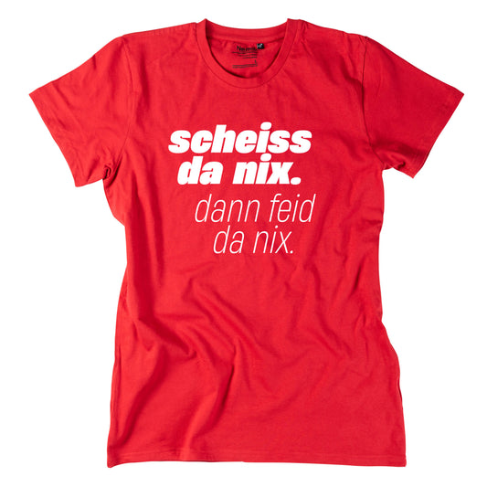 Herren - Shirt "Scheiss da nix!" - meinherzschlag.de