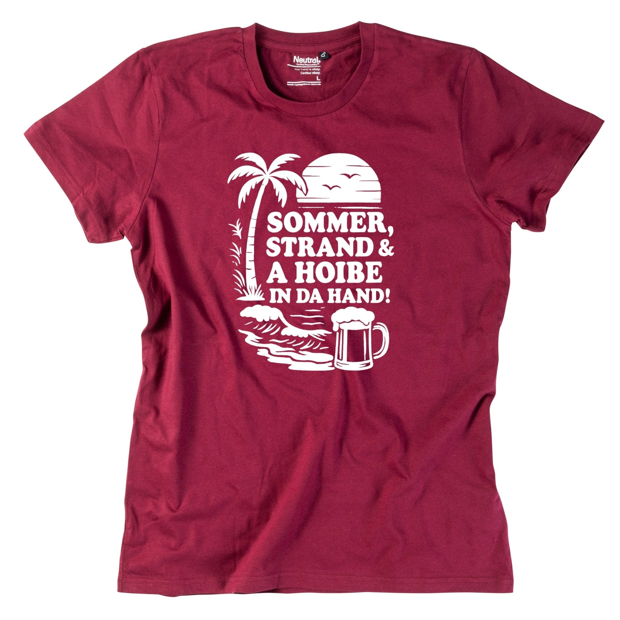 Herren - Shirt "Sommer & Strand" - meinherzschlag.de