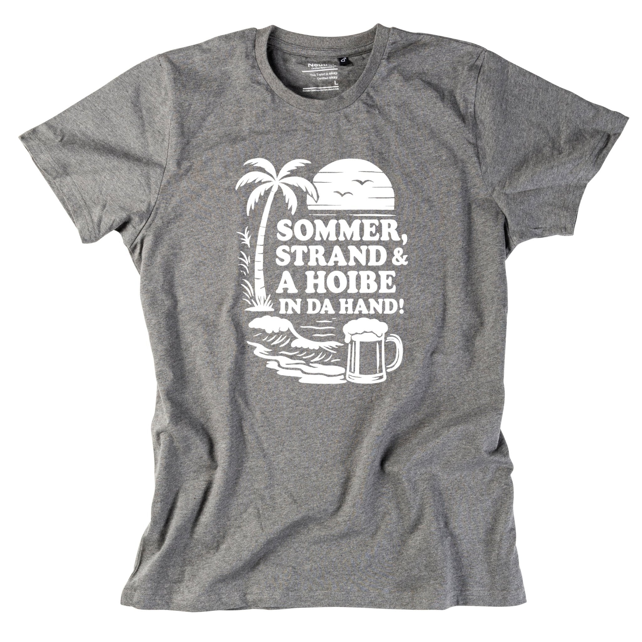 Herren - Shirt "Sommer & Strand" - meinherzschlag.de