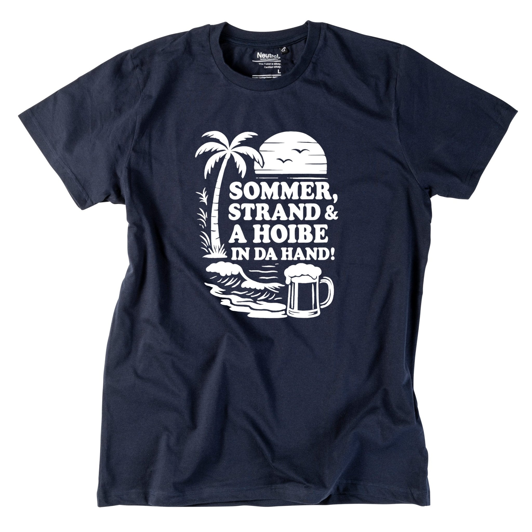 Herren - Shirt "Sommer & Strand" - meinherzschlag.de