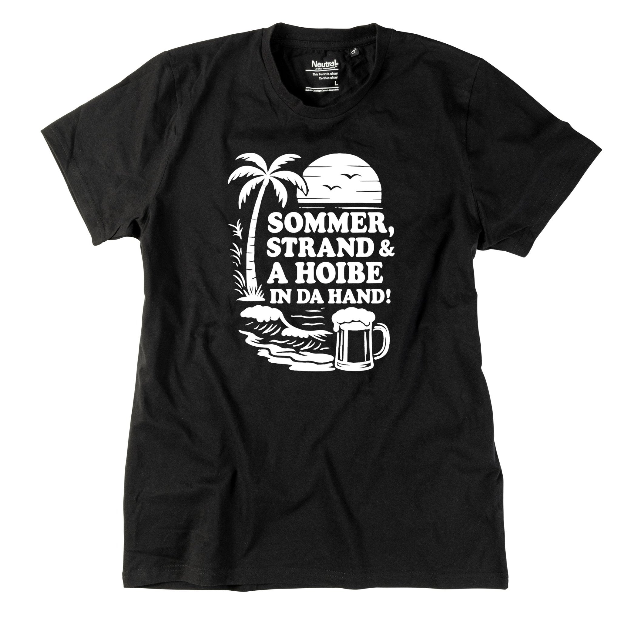 Herren - Shirt "Sommer & Strand" - meinherzschlag.de