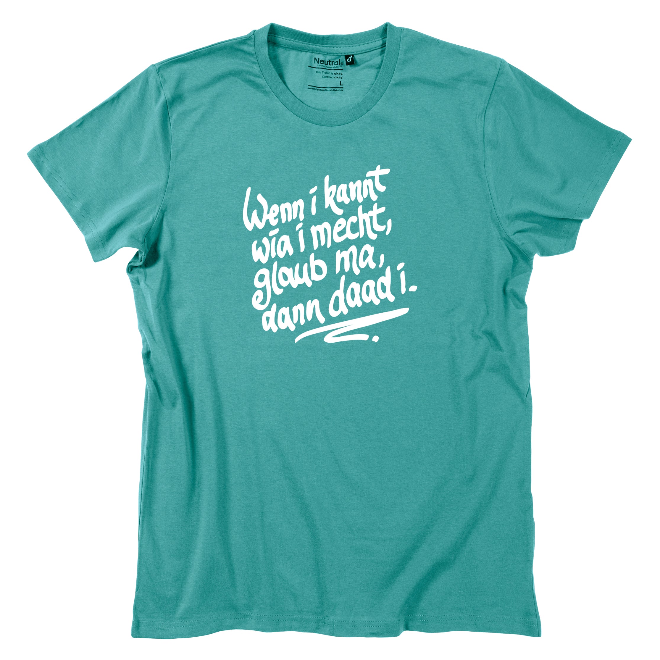 herren-shirt-wenn-i-kannt-petrol