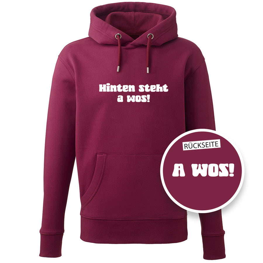 Hoodie "A Wos!" (mit Rückenprint)
