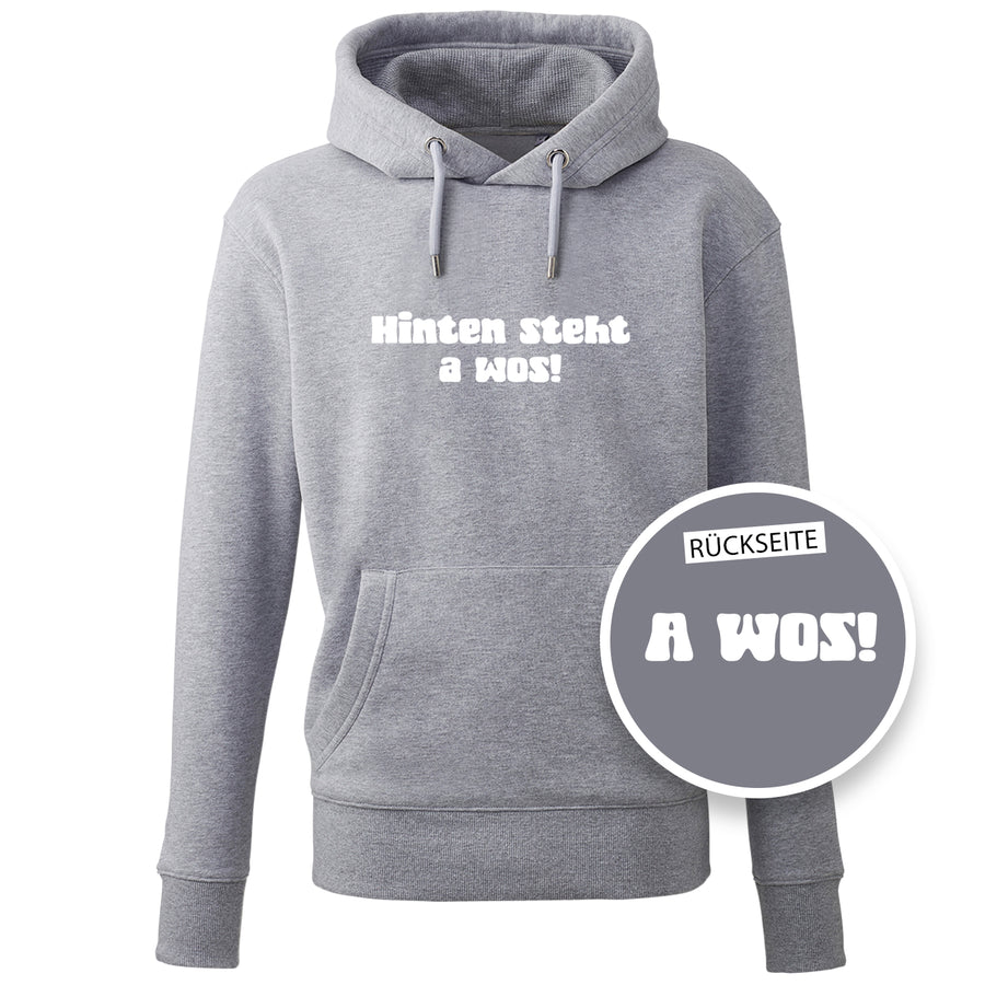 Hoodie "A Wos!" (mit Rückenprint)