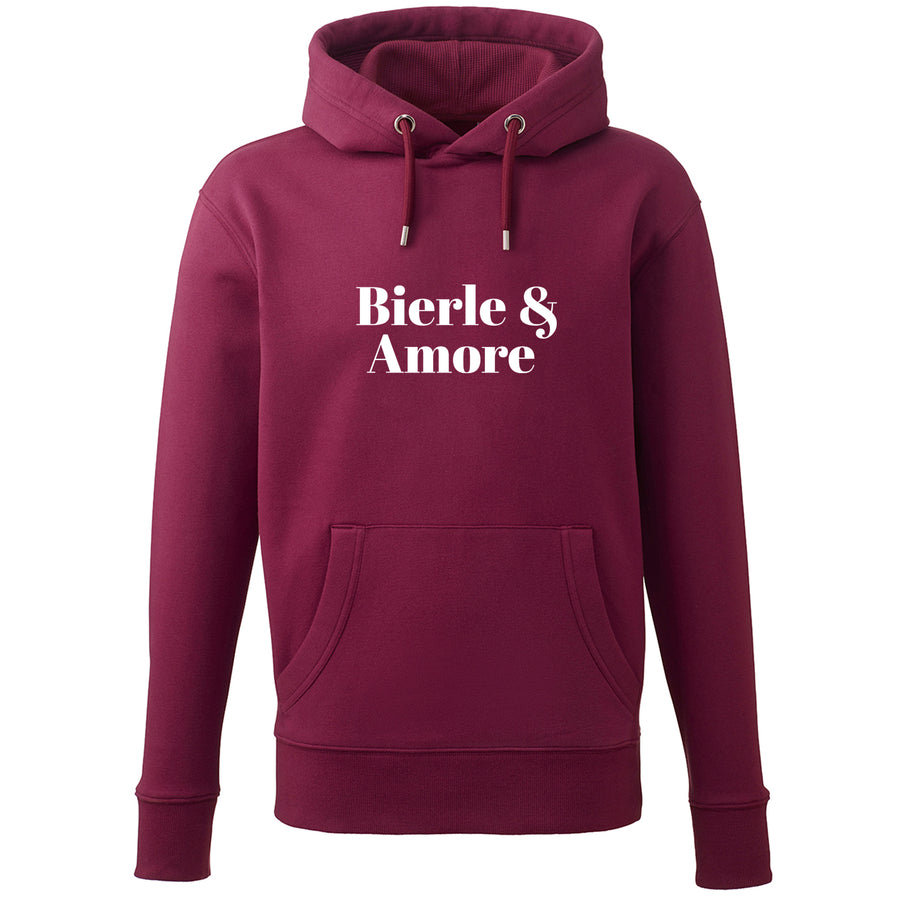 Hoodie "Bierle & Amore" von meinherzschlag – Produktbild 1 von 7.
