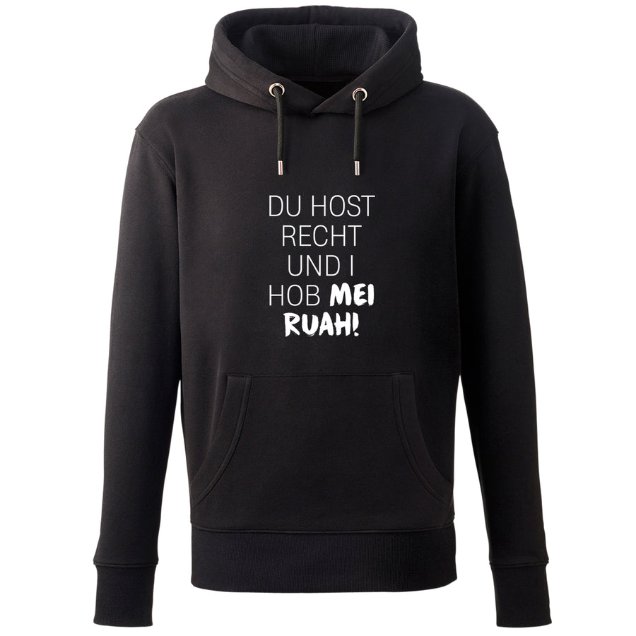 Hoodie "Du host Recht" - meinherzschlag.de