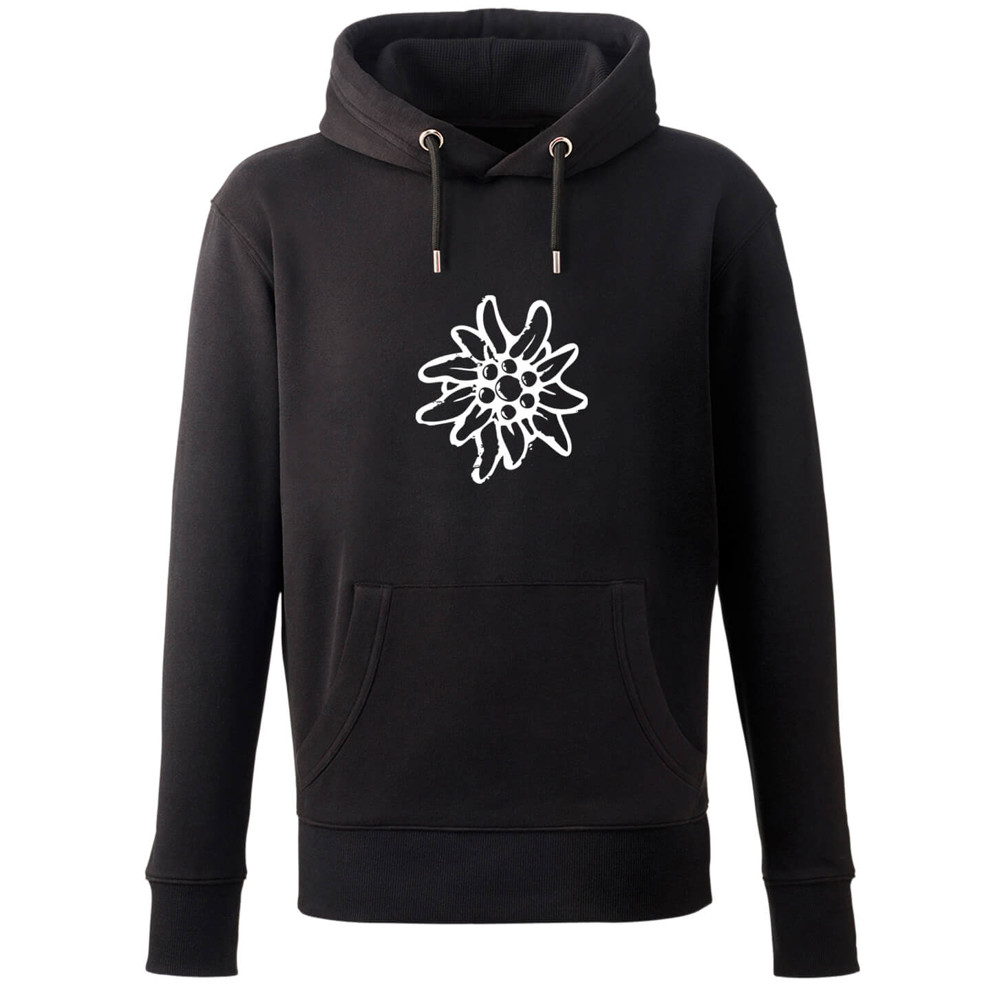 hoodie-edelweiss-schwarz