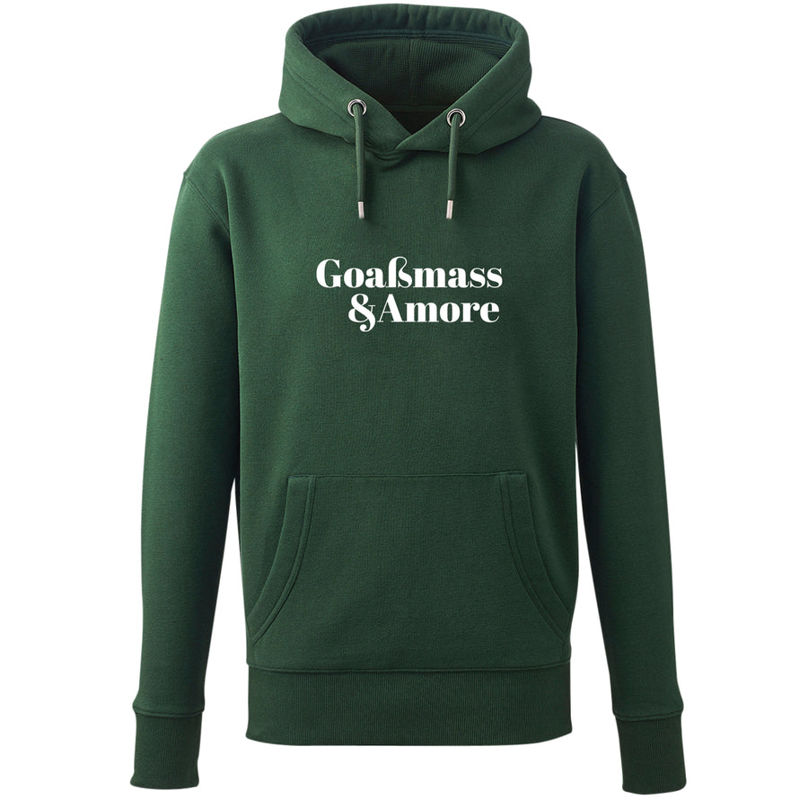 Hoodie "Goaßmass & Amore" von meinherzschlag – Produktbild 4 von 7.