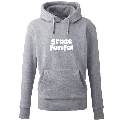 Hoodie "gruze fünfal" von meinherzschlag – Produktbild 1 von 7.
