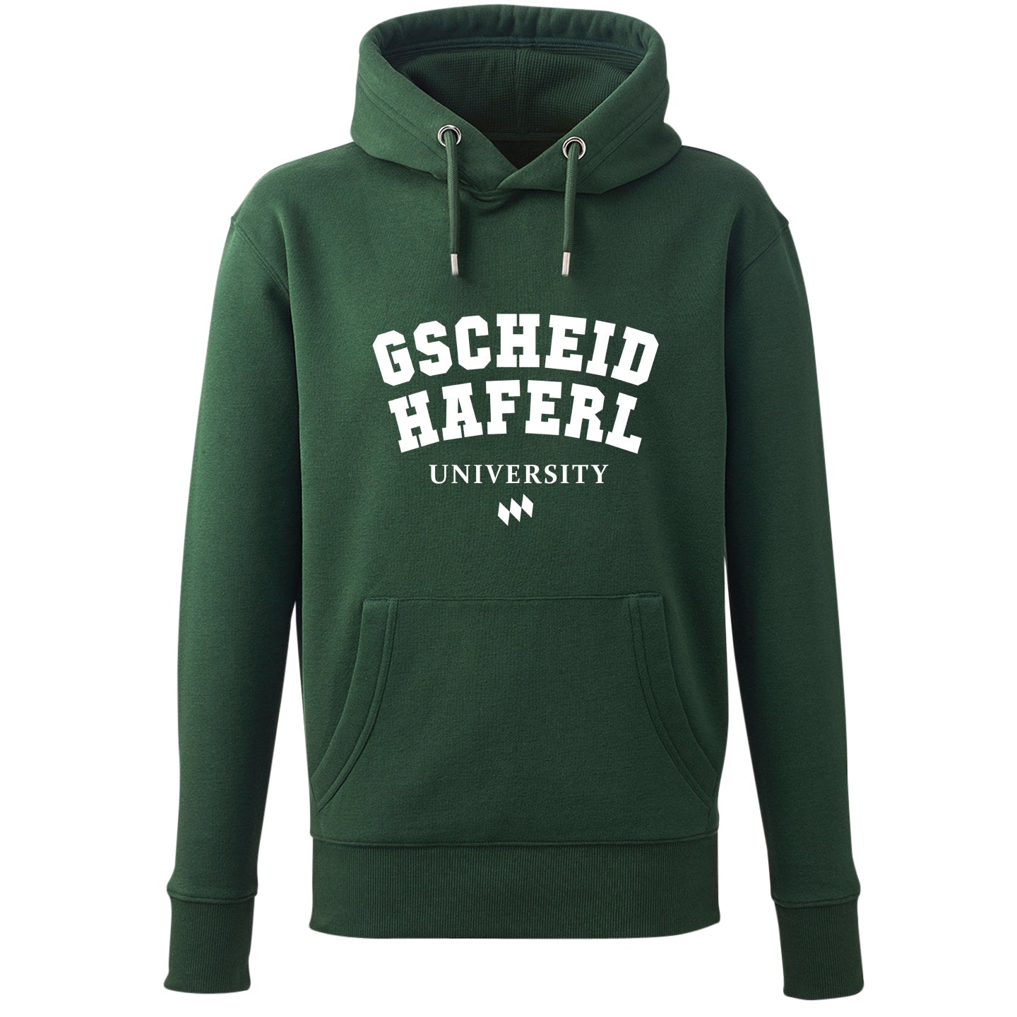 hoodie-gscheidhaferl-university-gruen