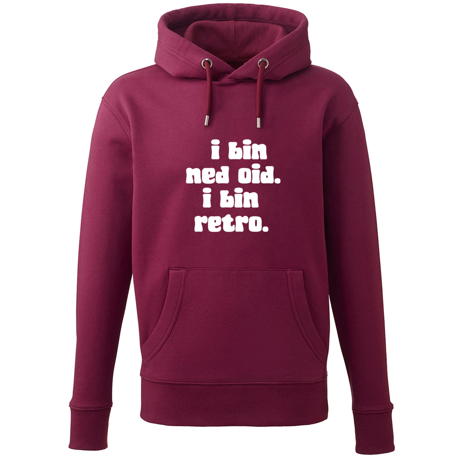 Hoodie "I bin ned oid. I bin retro." - meinherzschlag.de