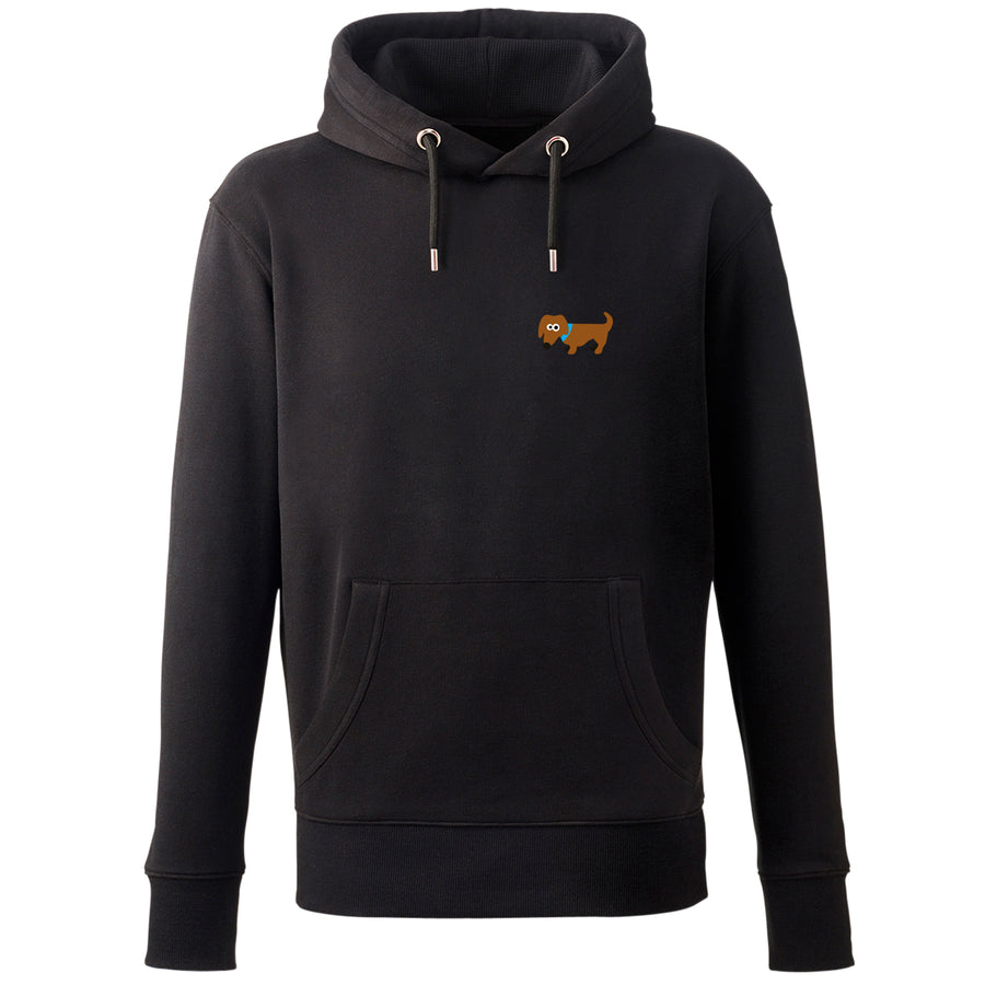 Hoodie "Kloana Dackel" - meinherzschlag.de