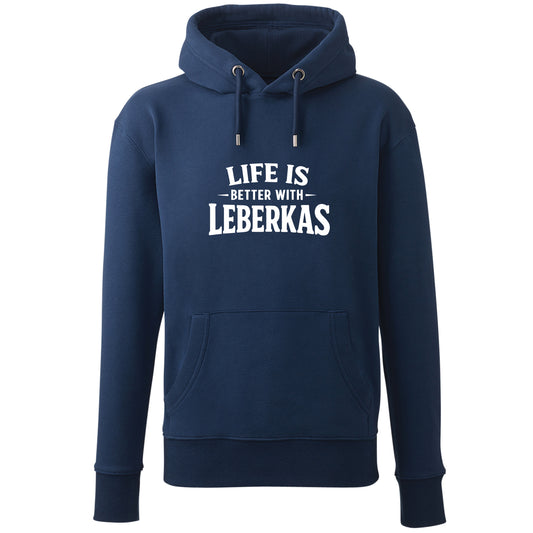 Hoodie "Life is better with Leberkas" - meinherzschlag.de