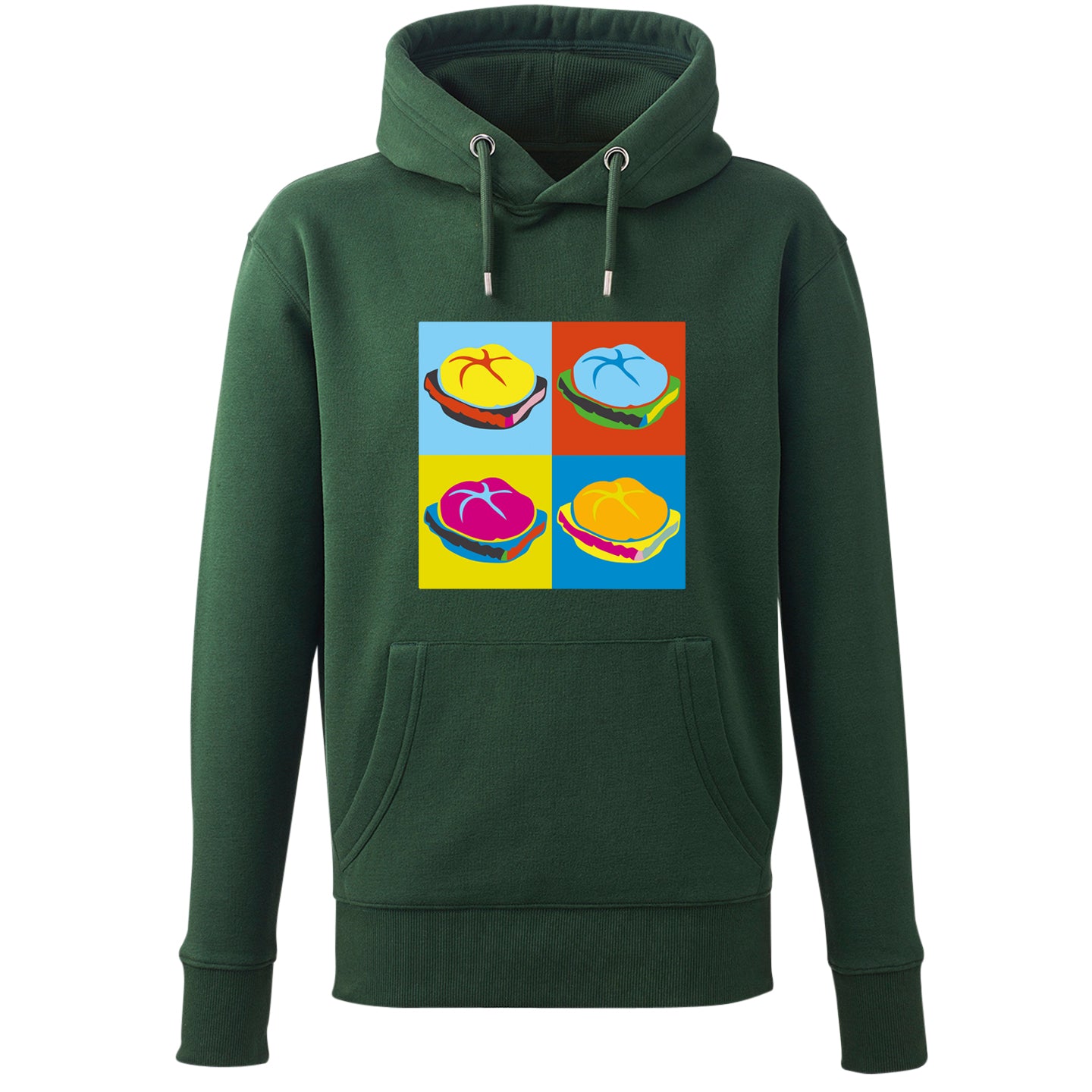 hoodie-popart-leberkas-gruen