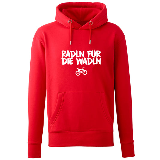 Hoodie "Radln für die Wadln" - meinherzschlag.de