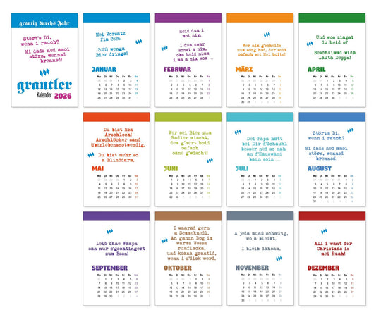 Grantler Kalender 2026 - meinherzschlag.de