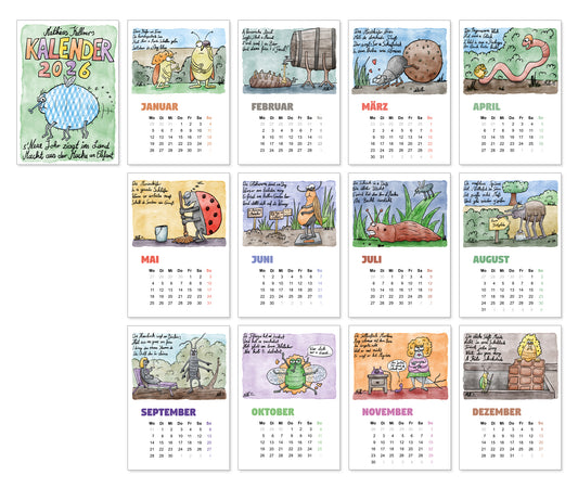 Mathias Kellners Kalender 2026 - meinherzschlag.de