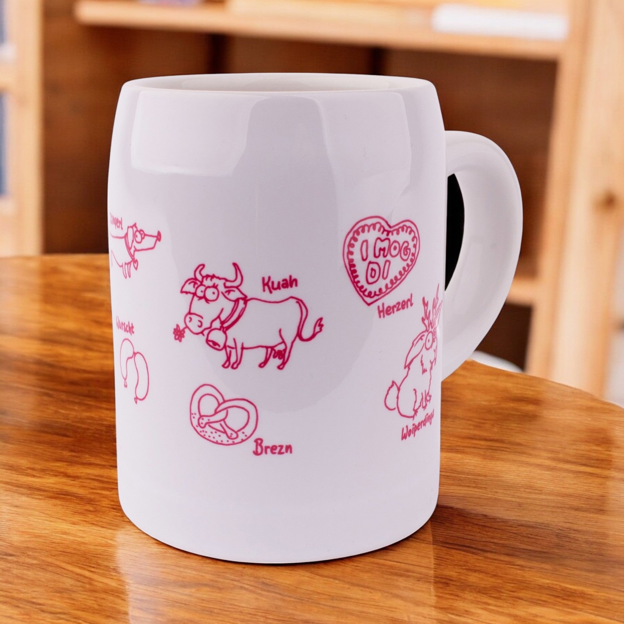 Kinderkrug "Zwergerl" pink