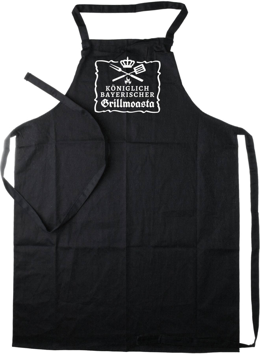 Grillschürze "Grillmoasta" schwarz - meinherzschlag.de
