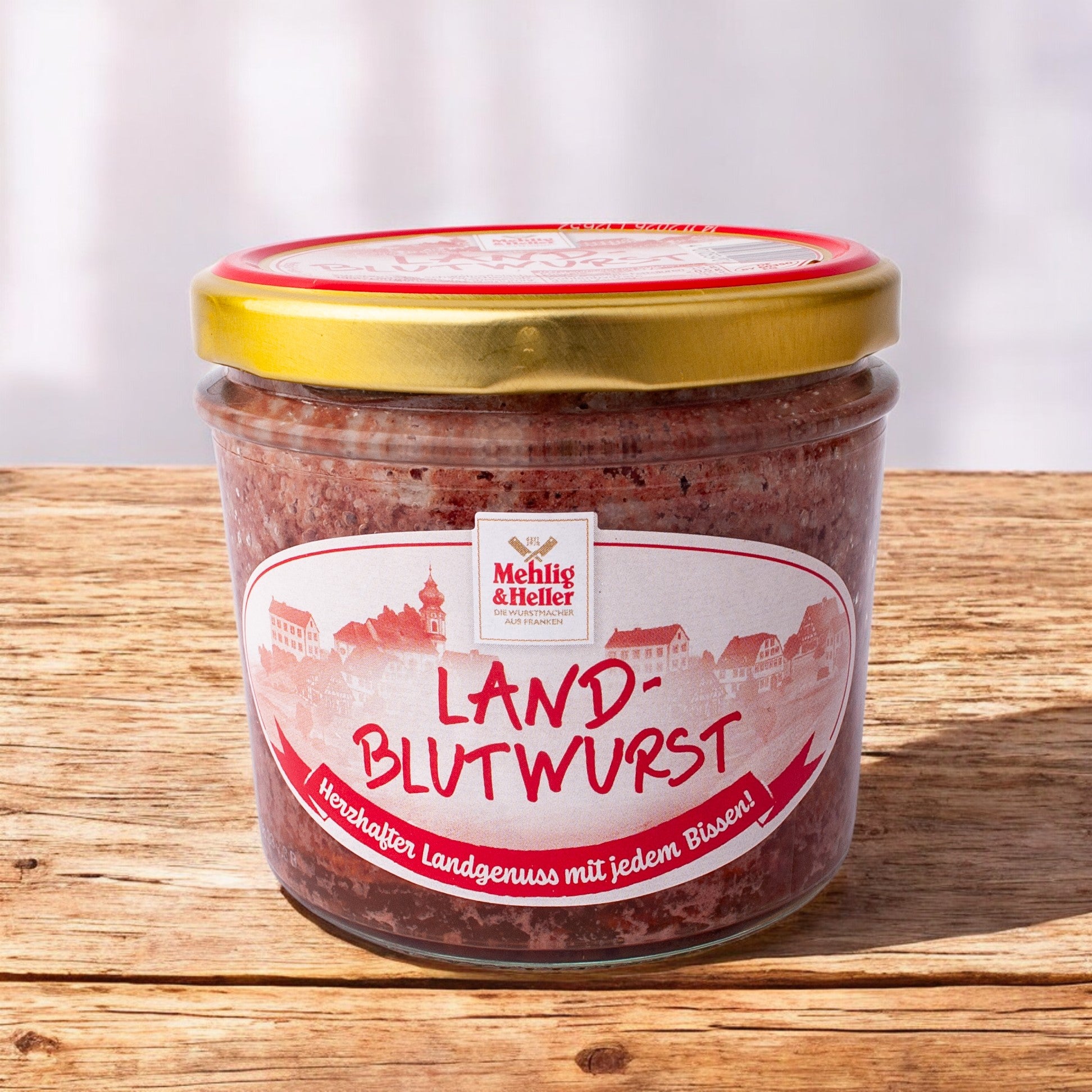 Glaslspezialität "Landblutwurst"