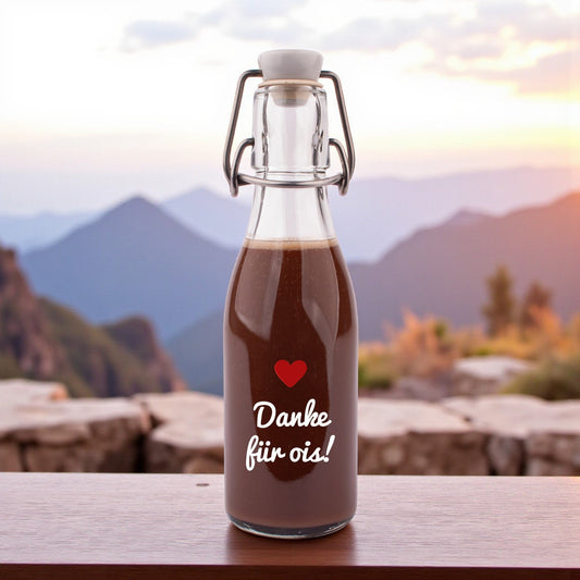 Likör/Schnaps "Danke für ois!" - meinherzschlag.de