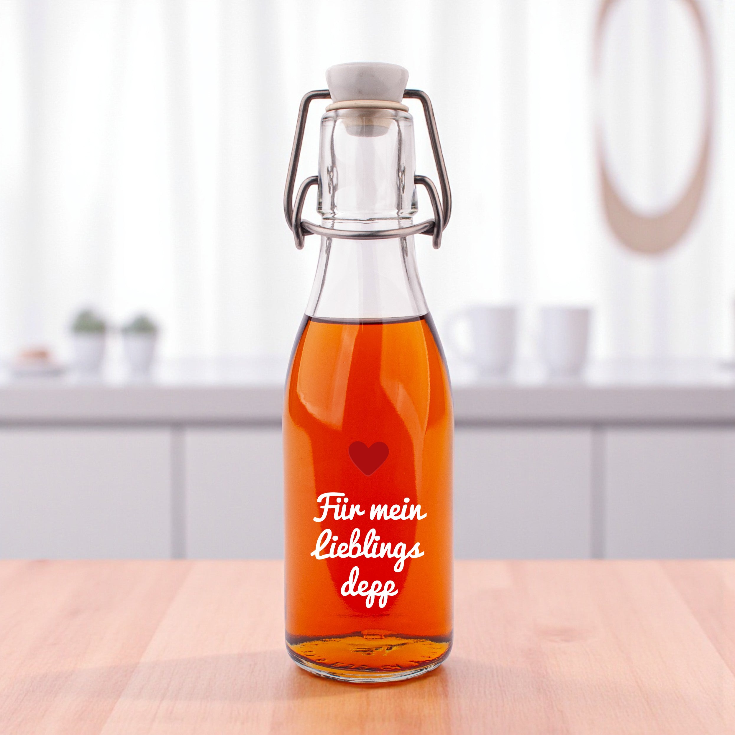 Likör/Schnaps "Für mein Lieblingsdepp"